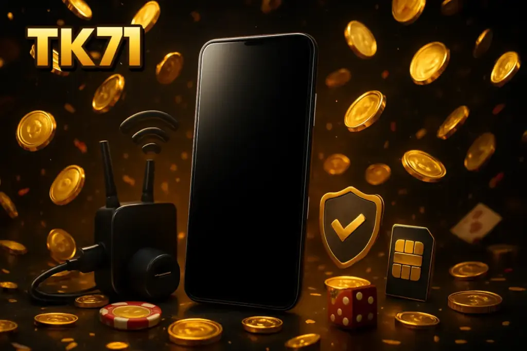 TK71 android phone with Wi-Fi, charger and free storage ready before the app download